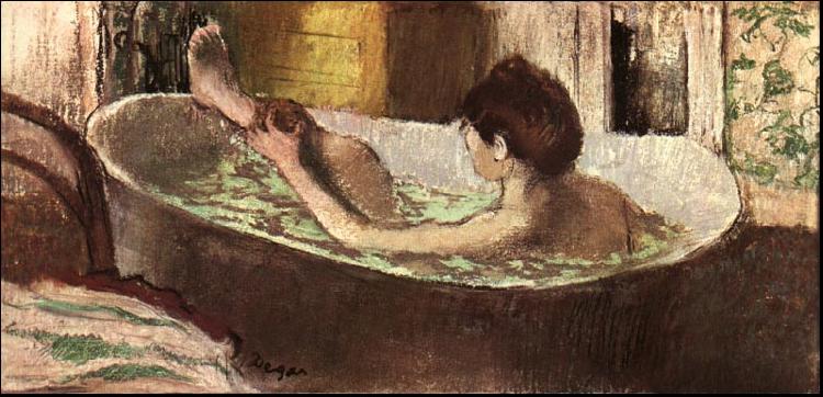 Edgar Degas Femmes Dans Son Bain oil painting image
